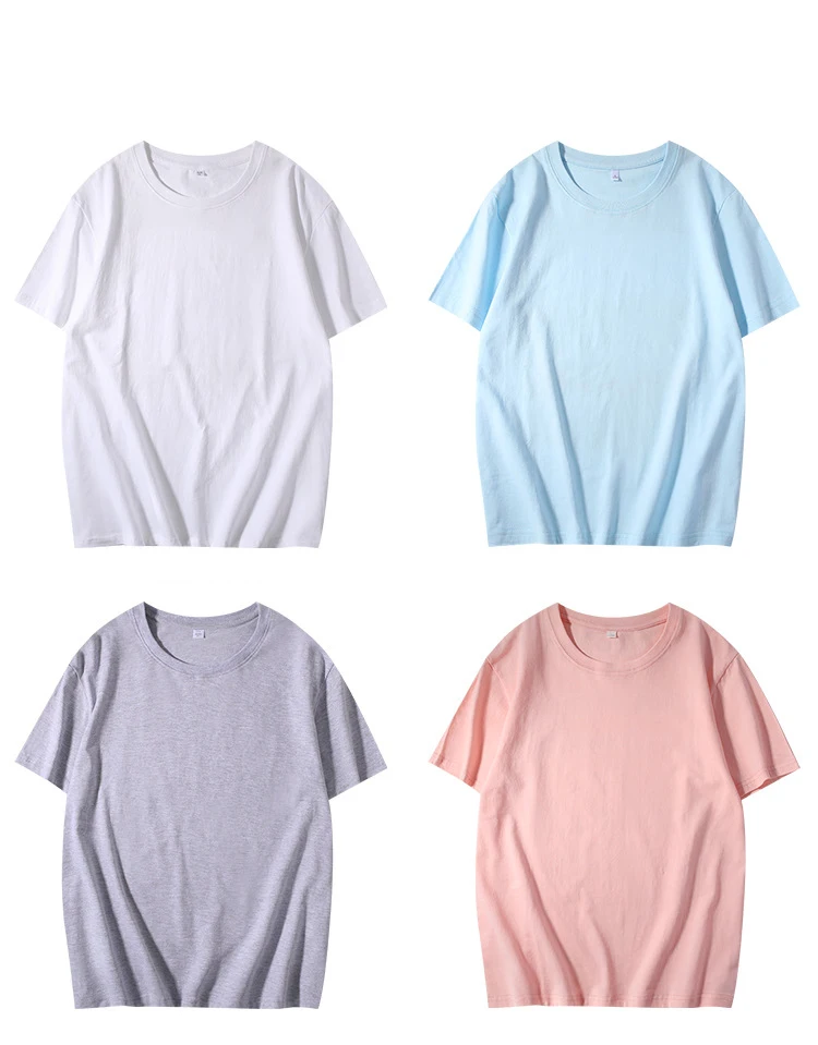 100% Cotton T Shirt Unisex Custom T Shirts High Quality Plus Size Men's ...