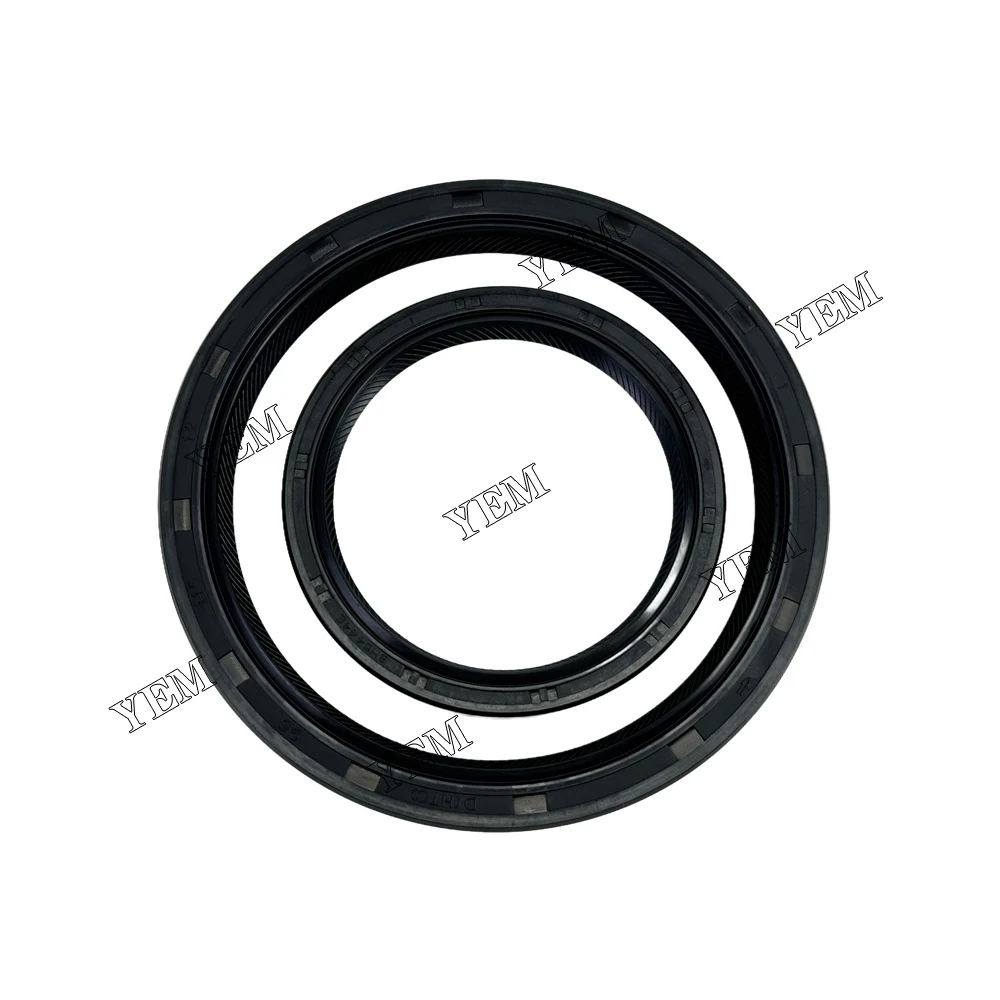 4D34 Crankshaft Front Rear Oil Seal for Mitsubishi Tractor Excavator Mowers Engine Repair Parts for Mitsubishi Crankshaft Seal