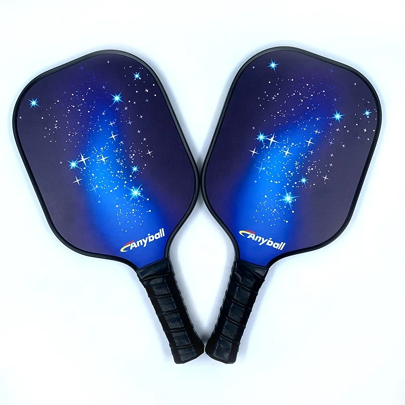 High Quality Carbon Fiber Pickleball Set Indoor and Outdoor Sports Game 2Graphite Rackets with 4 balls