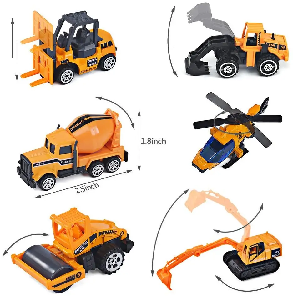 Alloy Container Engineering Storage Cart Vehicle Toy Die Cast Container Construction Truck Alloy Car Toy