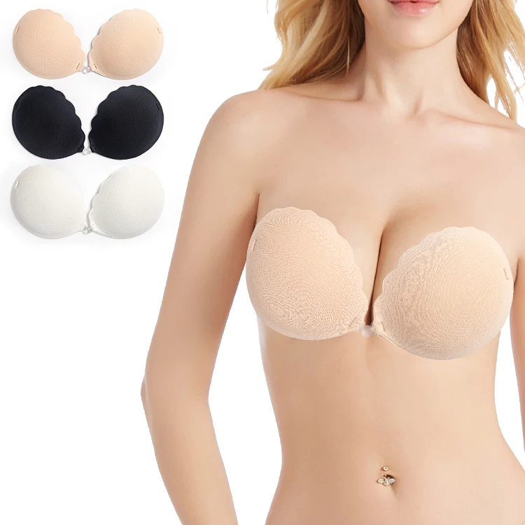 Wholesale Sexy Silicone Push-Up Breast Sticky Invisible Bra Reusable Hand  Shape Self-Adhesive Bra for Women's Backless Dress