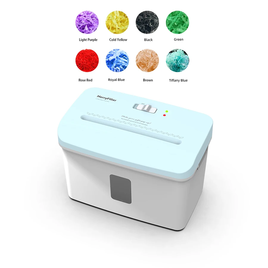 New Design Small Size Crinkle Cut Paper Shredder Machine