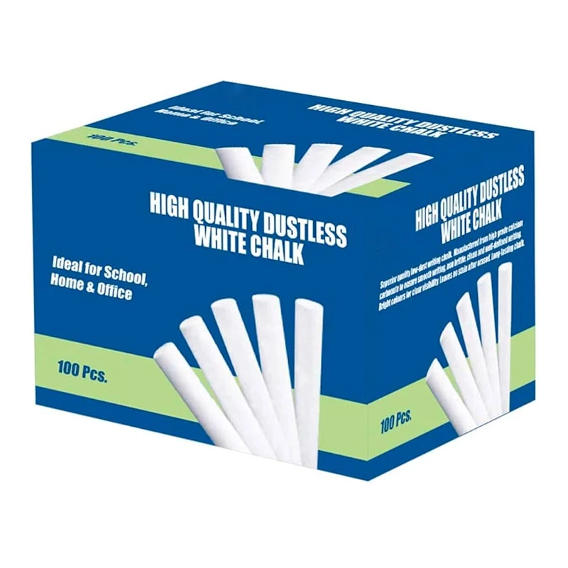 Custom Printing Empty Card Paper School Chalk Carton Packing Packaging Box