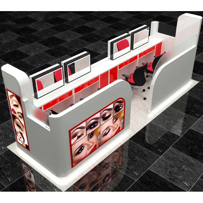 Modern Simple Small Shape Eyebrow Bar Shopping Mall Brow And Lash