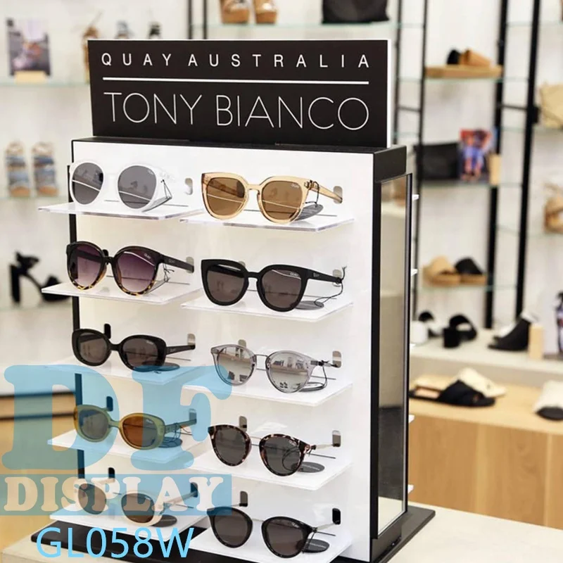 Модная рекламная подставка для солнцезащитных очков с логотипом на заказ стеллаж розничной торговли