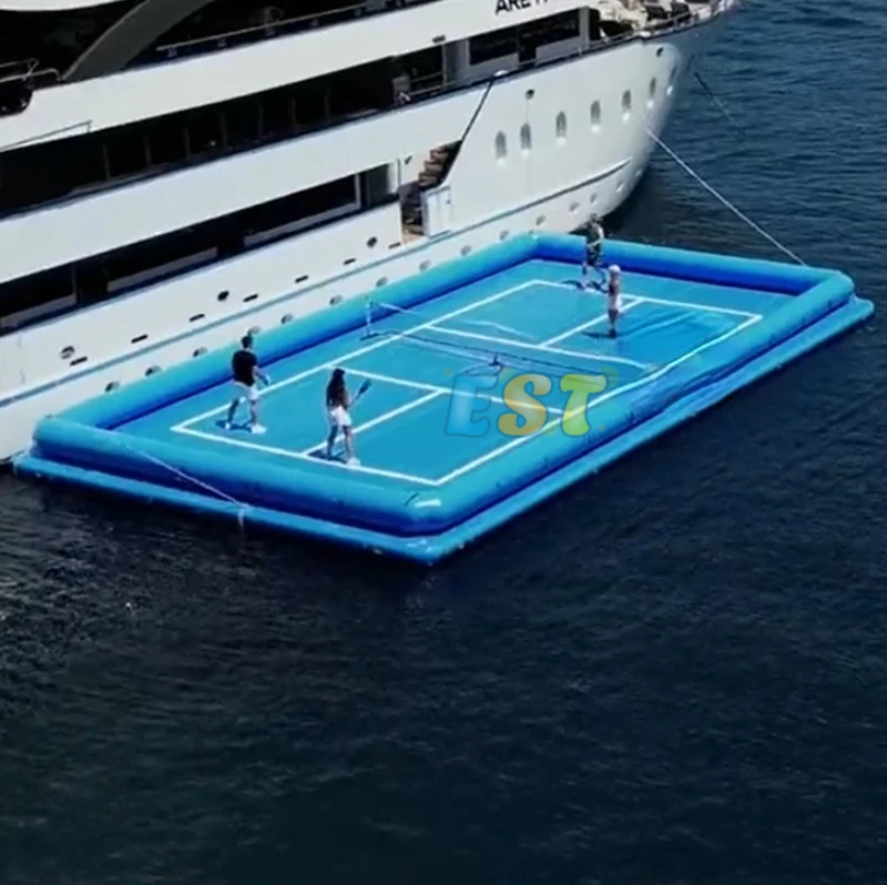 PVC Water Floating Inflatable Pickleball Court Sea Sport Games Pickleball Pitch Arena