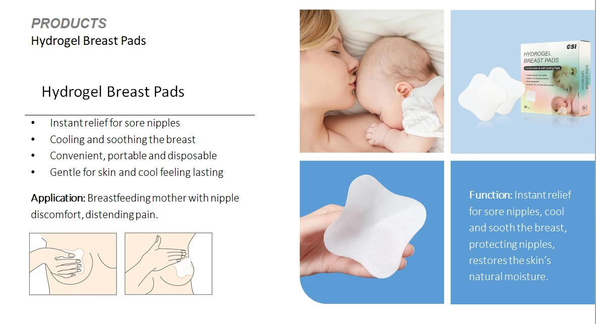 hydrogel breast pad