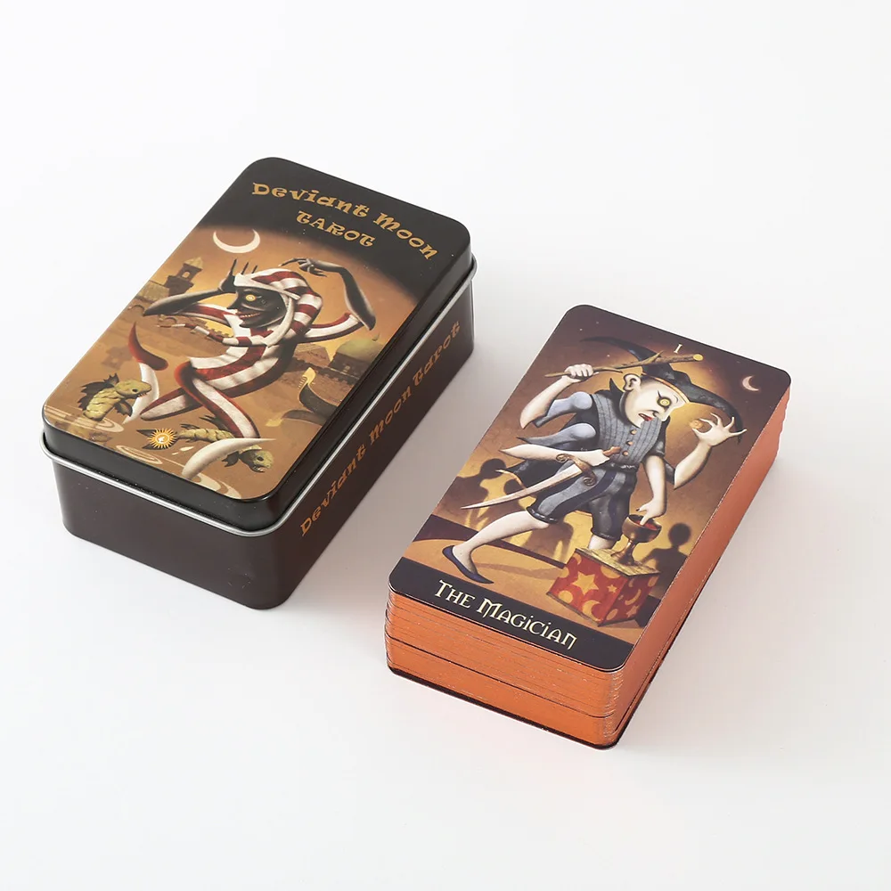 Wholesale Large Mini Custom Tarot Cards With Iron Box