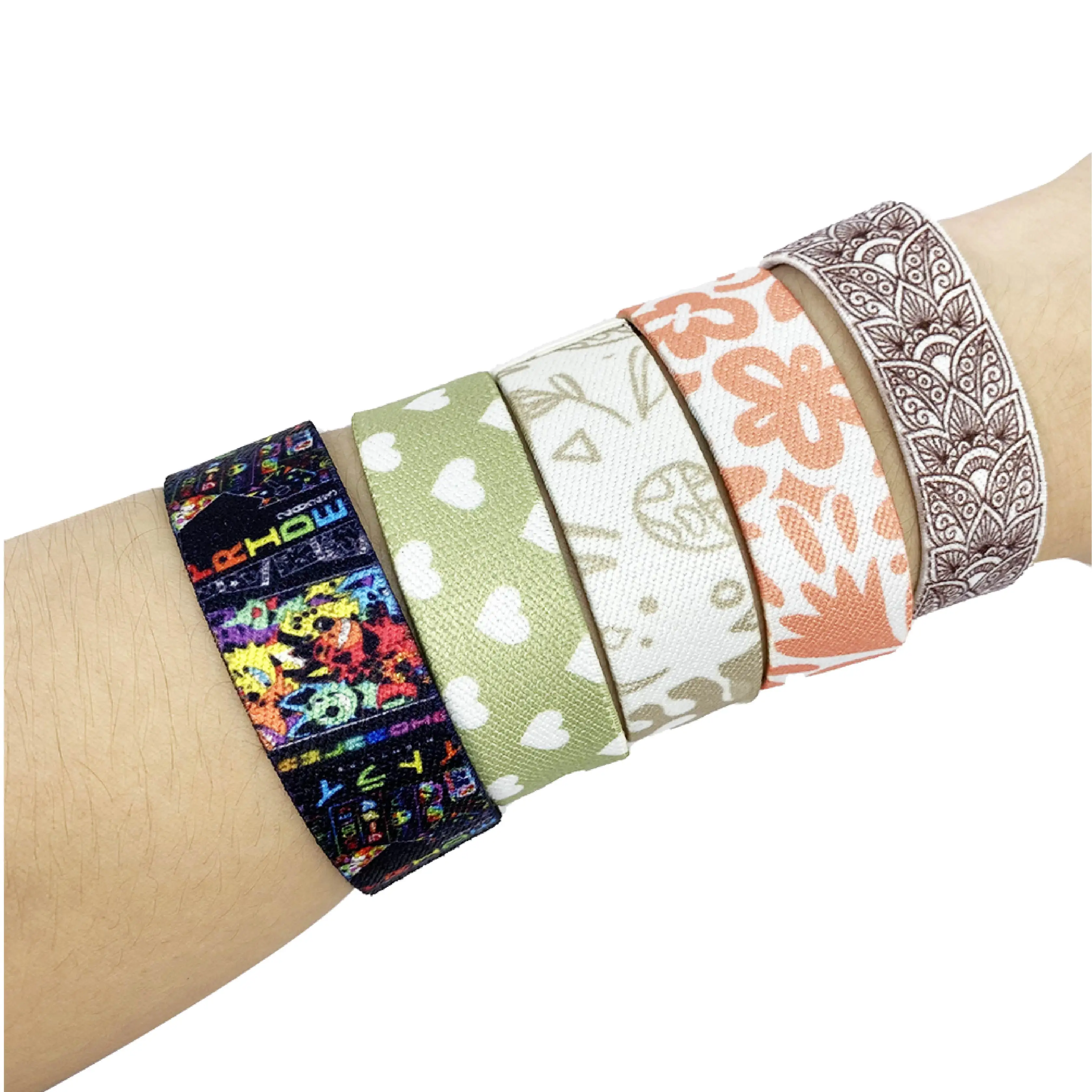 Jarmoo Elastic Wristbands Customized Designs Colors