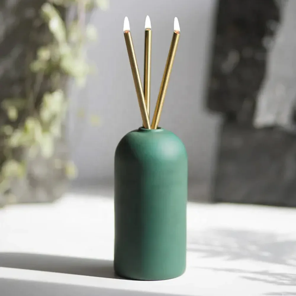 Scented Aromatherapy Everlasting Candle Unique Stick Steel Everlasting