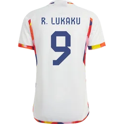 Belgium Jersey R.LUKAKU #9 Custom Home Soccer Jersey 2022