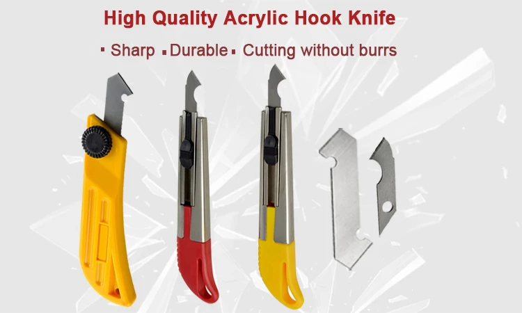 hook steel blade acrylic sheet utility