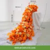Cascada de flores de mesa naranja-amarilla (estilo AE)