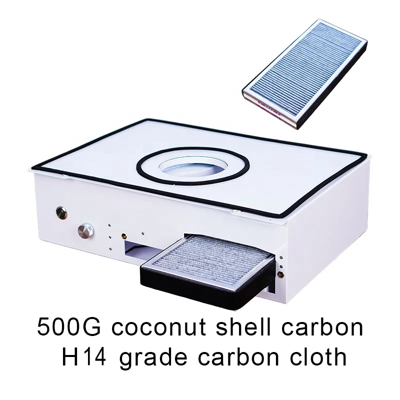 Wholesale Salon High Power 170W Manicure Machine Built-in Table Embedded Strong Suction Desk Nail Dust Collector Vacuum Cleaner
