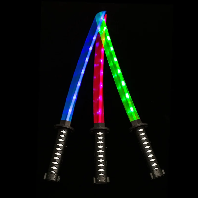 67cm Lightsaber Samurai Sword - Multi Color Flash Toy