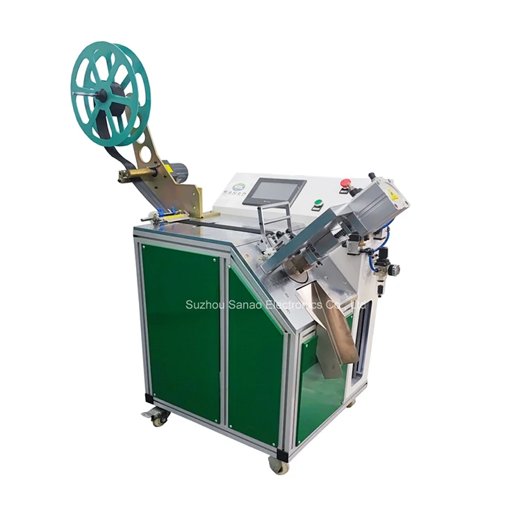 Custom Design Ultrasonic Multi Shapes Silk Ribbon Tape Cutter Automatic Cutting Punching Machine
