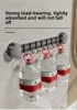 milk white suction cup 6-hook-removable hooks