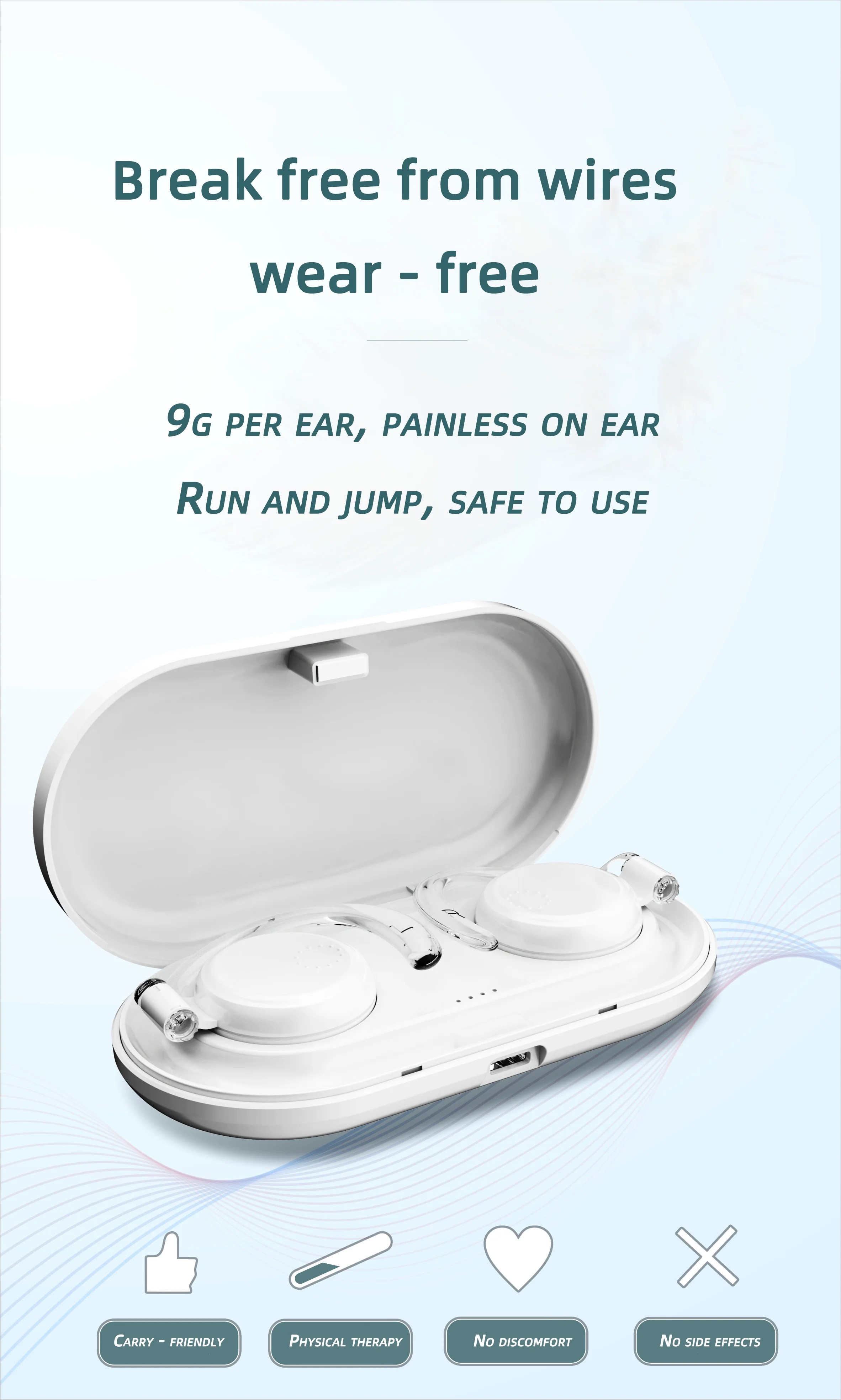Professional Personal Use LED Light Therapy Device Red Laser Irradiation for Nose Ear Tinnitus Otitis Media Rhinitis Sinusitis factory