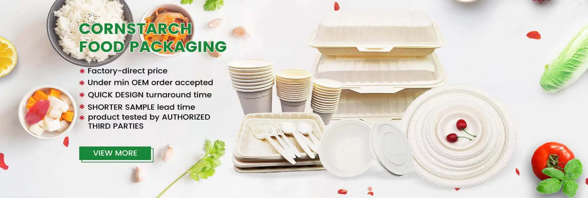 Cornstarch cutlery