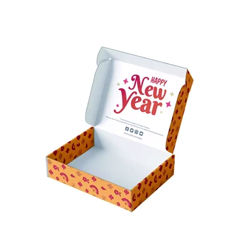 Custom tuck top paper corrugated christmas Calendar gift packaging box for kids
