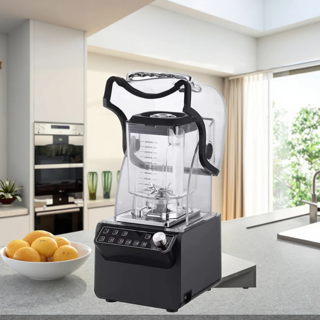【新品・まもなく値上げ】ブレンダー スムージー ミキサー フローズン 機械 業務用高速1800Wブレンダー 静音設計 スムージーメーカー キッチン用