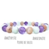 Améthyste+Sustone+Amazonite