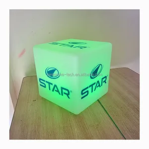 Modern Plastic LED Bar Square Lights Hotel Indoor Nightclub Home Bar Decorations Cube Furniture