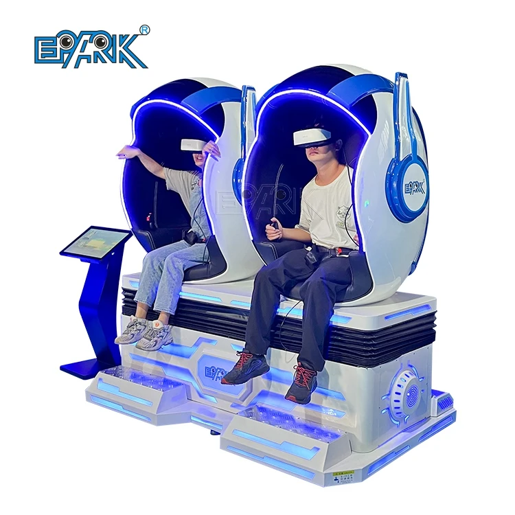 9D VR Egg chairs 2 players game machine-Guangzhou SQV Amusement