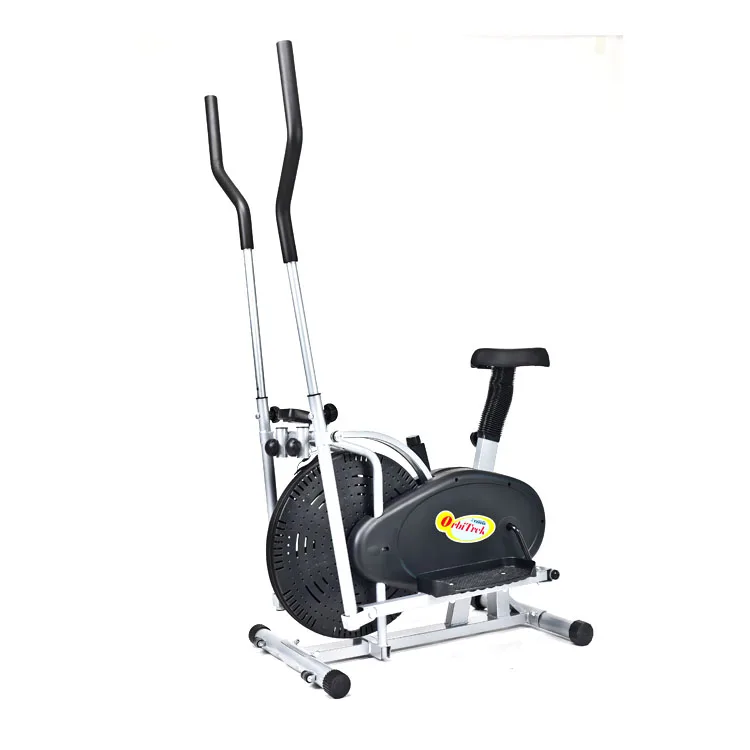 Cross Trainer Gym Elliptical Machine Exercise Bike Chain ABS Fan for Home Indoor Workout Fitness Training Adjustable Resistance
