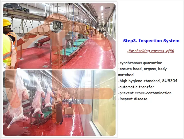 Fully automatic mutton slaughterhouse equipped with mutton slaughterhouse meat traceability system equipment