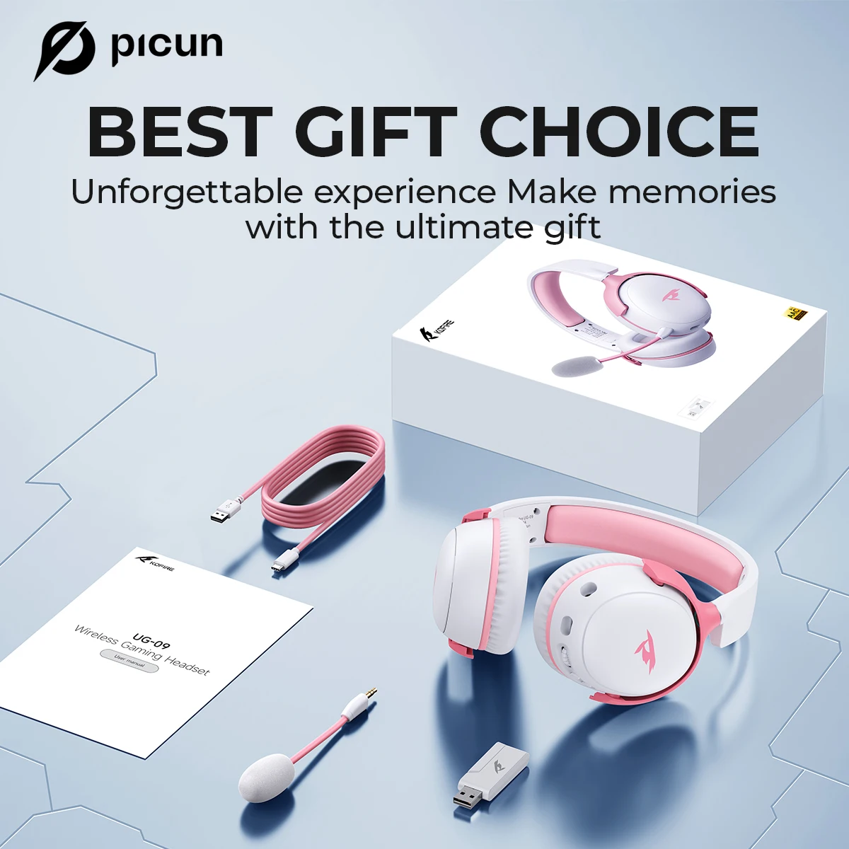 Picun G3多目的BluetoothヘッドセットUSBドングル2.4GHz