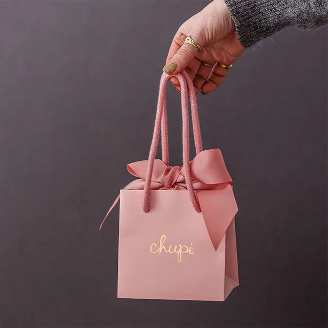 Cookies Packing Tamper Proof Seal Egg Small Custom Takeaway Coated Kraft Paper Bag for Shoe Box