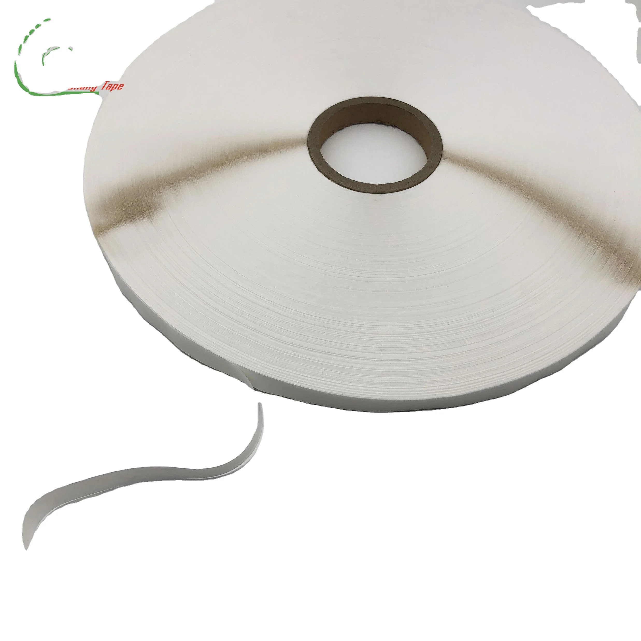 15MM White Pearlized Film Strong Adhesive Resealable Bag Sealing Tape with Double-oil Glue supplier