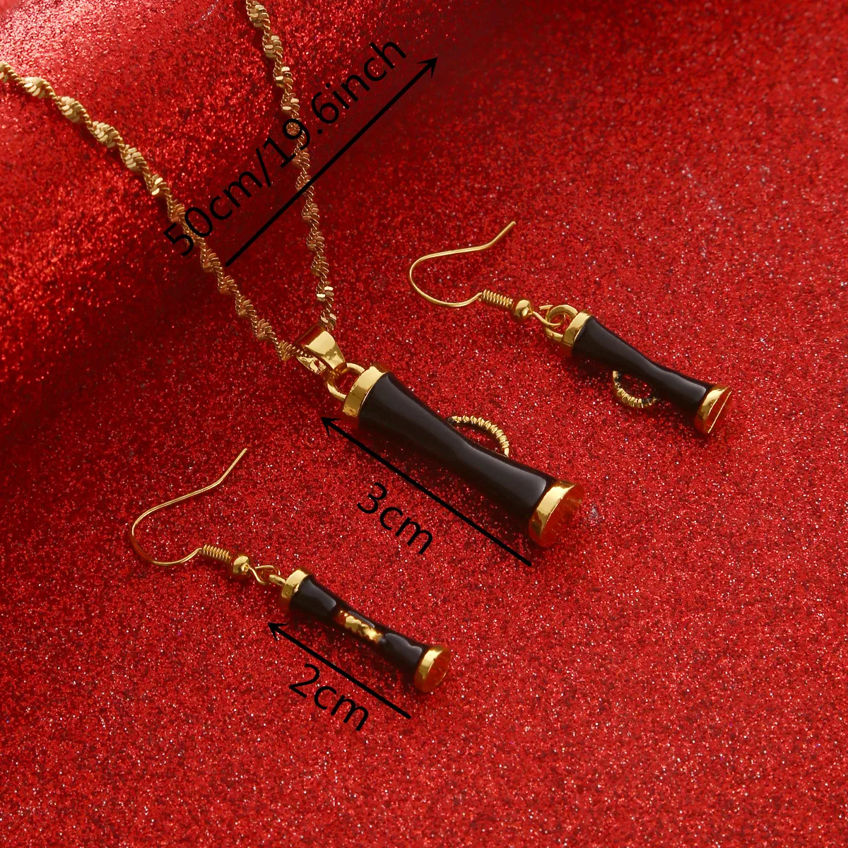 Black Coral Pendant in Sri Lanka Jewelry Sets for Women