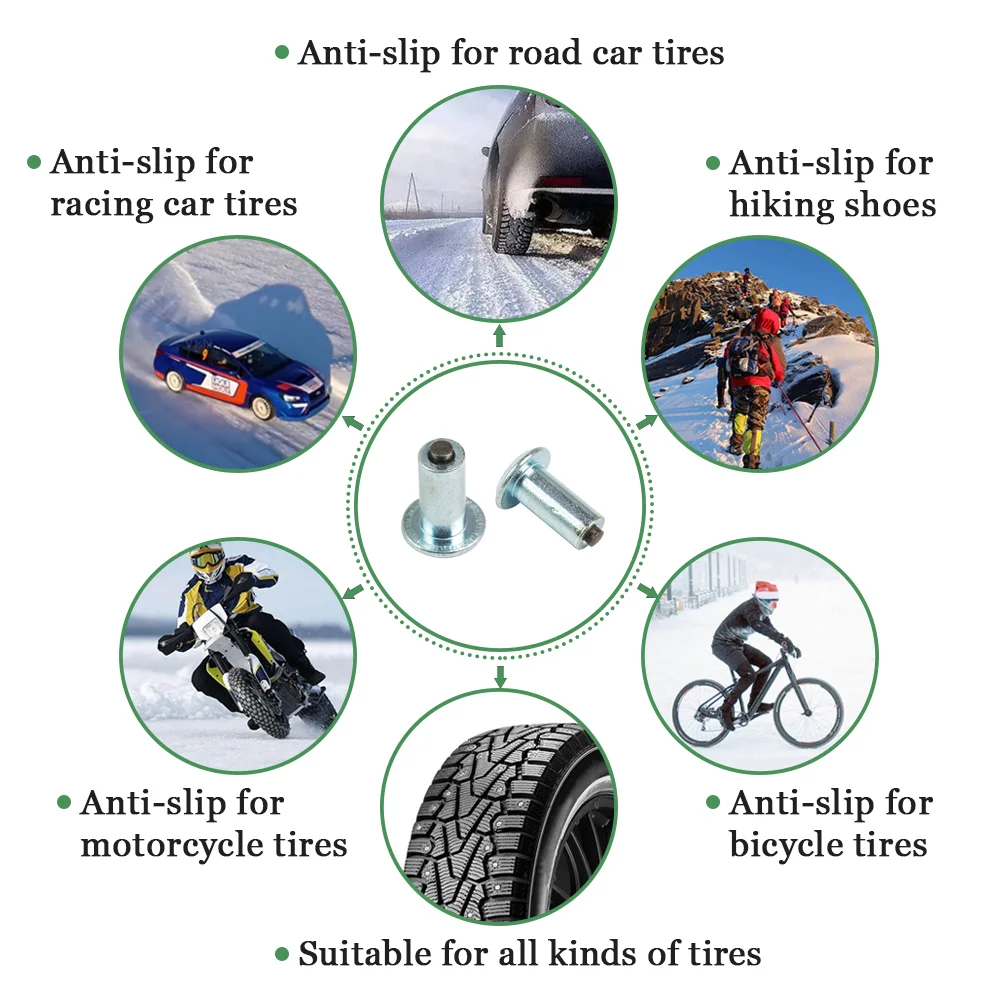 Ice Spikes Spike Stud Ice Grips For Winter Tyre - Buy Ice Spikes Spike ...