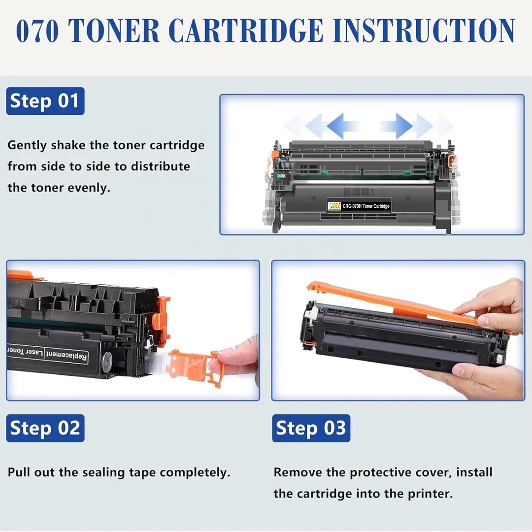 thumbnail image 2 of Aztech Compatible Toner Cartridge 070 / 070H – For Canon MF465dw MF462dw LBP247, Black, 3yr Warranty 2 of 5