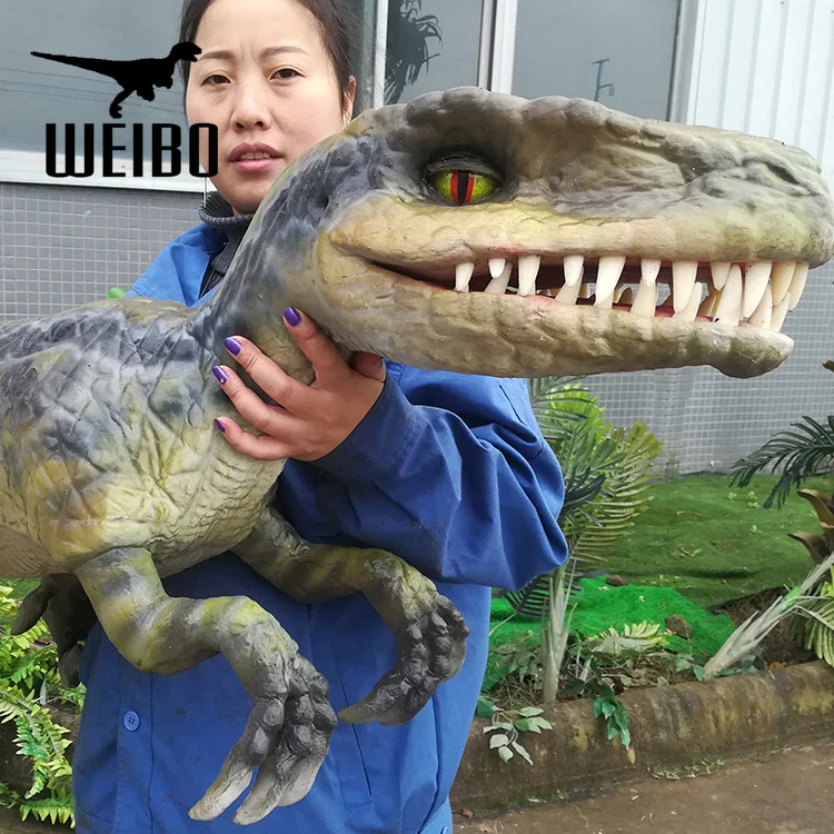 Realistic Baby Dinosaur Dinosaur Puppet With Sound