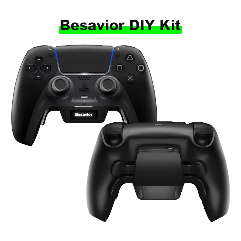 Besavior PS5 Elite Controller with Back Buttons & Thumbsticks for
