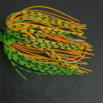Composite Spinnerbait with Water Deflector, Anti-Snag Fishing Lure, Bionic Silicone Skirt Fake Bait, Lead Head Hook – Soft Lure – view 4