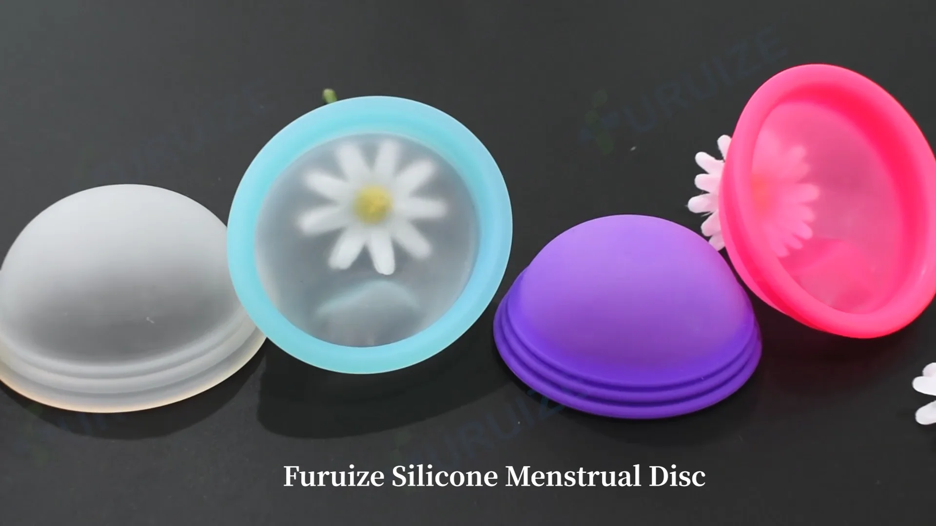 Custom Packaging Medical Grade Disco Menstrual Disk Cup Round Silicone ...