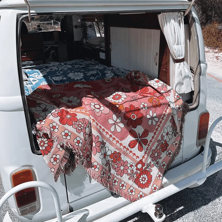 Изготовленное на заказ 100% хлопковое Тканое одеяло гобелен богемное одеяло