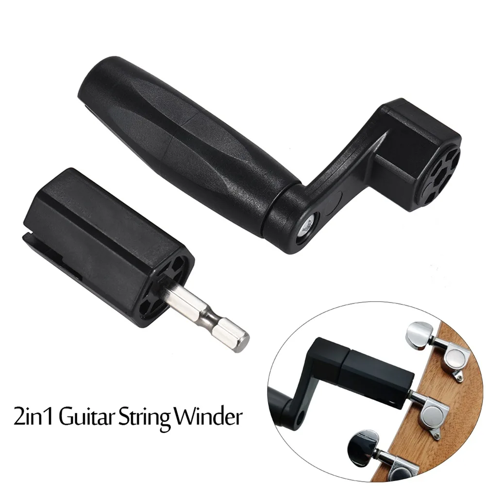 Multifunctional Remover Electric Guitar String Winder Bridge Pin Puller Drill Automatic