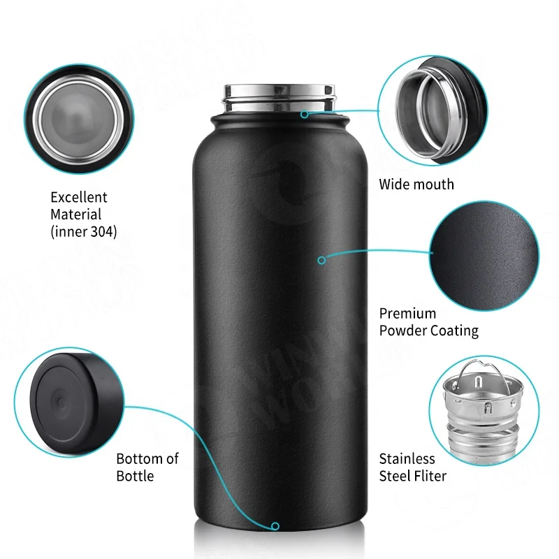 Leak Proof Stainless Steel Insulated Tea Infusers Bottle for Loose Tea  Thermos Travel Mug with Removable Infuser Strainer - China Glassware and Mug  price