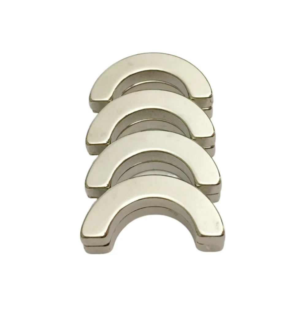 High Performance NdFeB Half Ring Magnets Premium Quality Arc Magnets for Sale