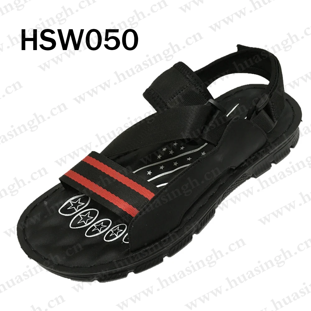 LXG,summer Oversize Magic Tape Design Outdoor Beach Shoes Not Grind Foot Massage Sandals Popular in Egypt HSW050