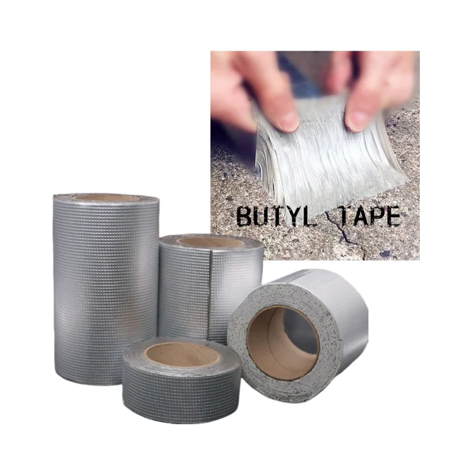 Good Bonding Strength Self-Adhesion 10cm*10m*1mm Waterproof Butyl Tape