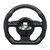 Perforated Leather+Carbon Fibre+Red Top Stripe+Red Stitching