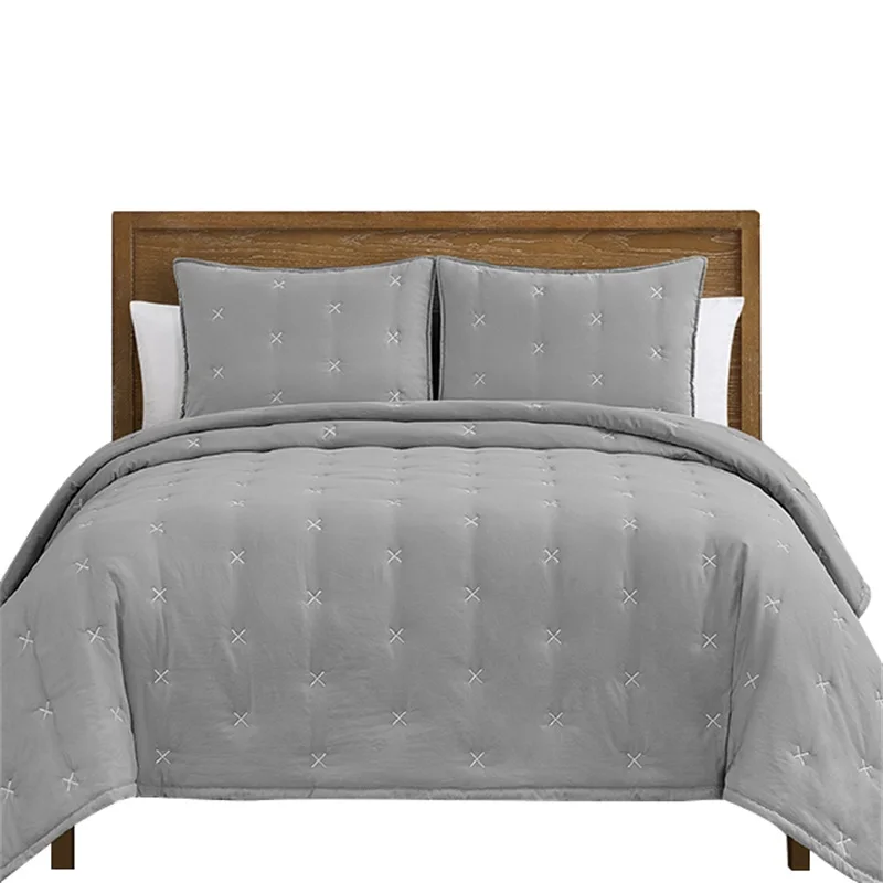 Постельное белье с изысканной вышивкой роскошное покрывало из микрофибры 100 г/кв. М для кровати на