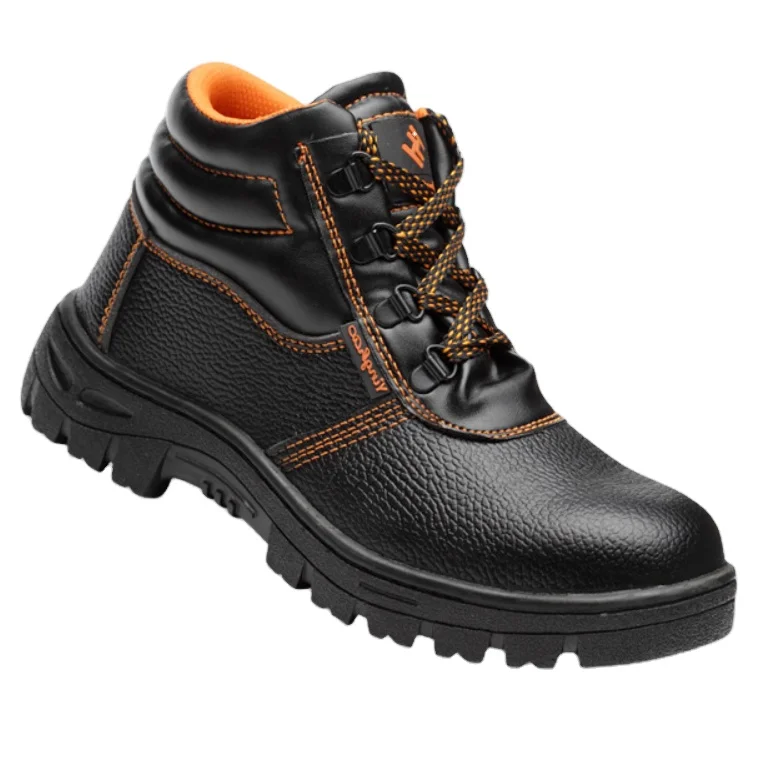 Ppe Equipment Men's Soft Toe Full Grain Leather Safety Shoes Construction  Rubber Sole Most Comfortable Work Boots - Buy Safety Shoes,Most Comfortable  Work Boots,Ppe Equipment Product on 