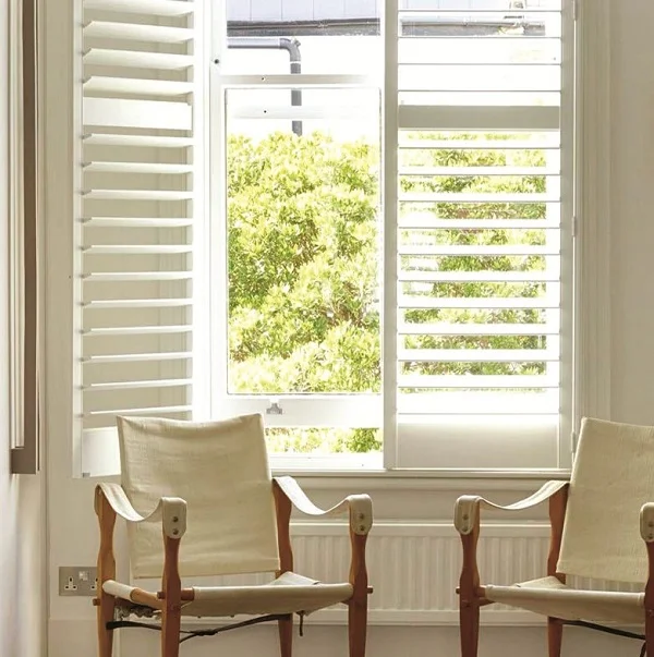 High Quality DIY Vinyl Plantation Shutters for French Windows Window Blinds Shades & Shutters Product-Plain Technique